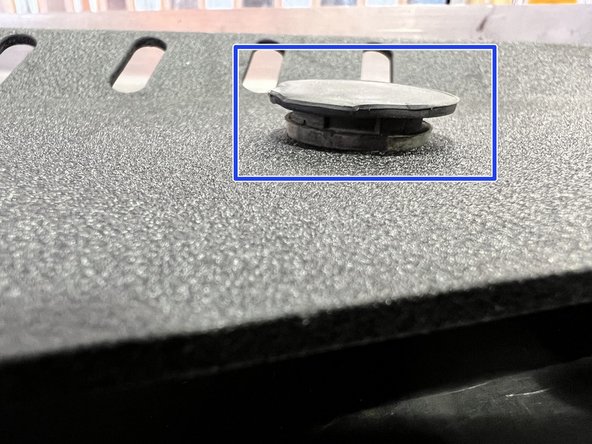 Push down until there is ~2mm showing of the stacked cone part. You will feel some resistance and notice the rubber stop will not go to the lip