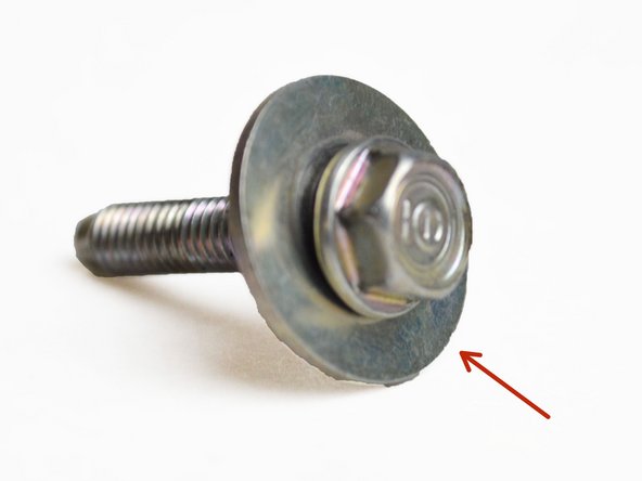 Locate the OE airbox mounting bolt
