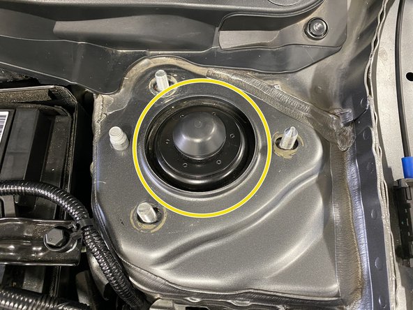 This black metal plate is not reused with the 27WON Strut Bar