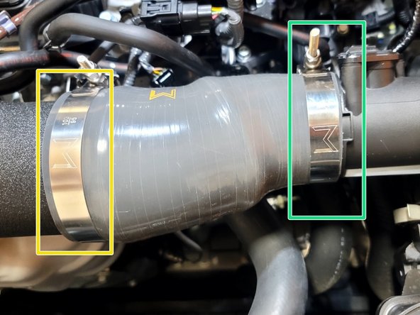 Unclip Lid of OE airbox