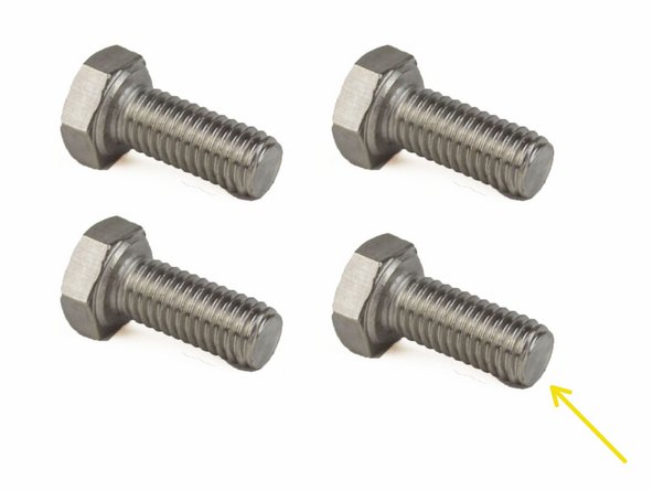Locate QTY=4 M5x0.8x12mm Hex Head Bolts