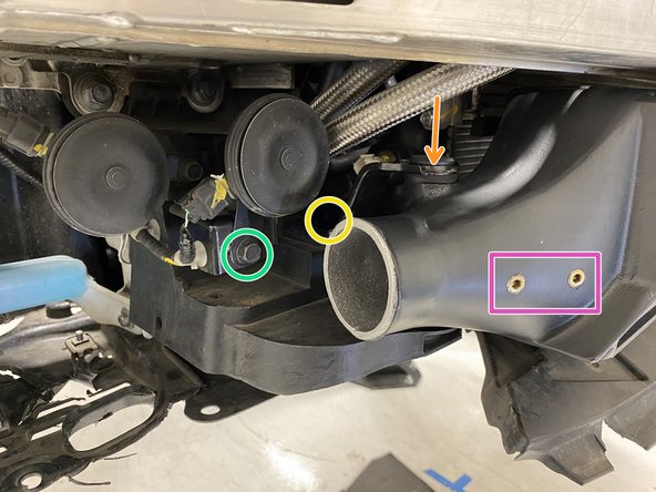 Verify the rubber mount is fulled seated in the pocket