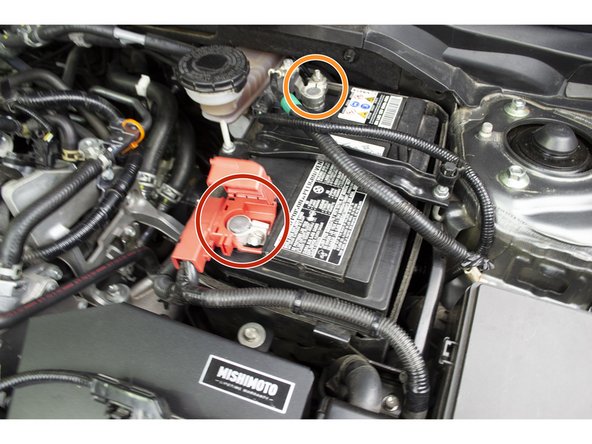 Place the positive wire back on the positive terminal