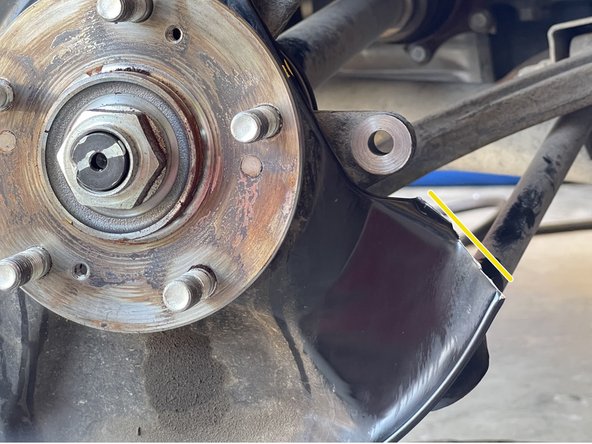 We recommend applying some paint over the raw metal to prevent corrosion