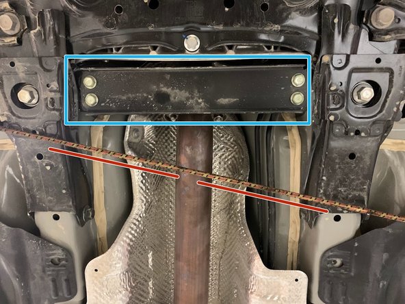 Install the provided &quot;tri-bolt&quot; gasket onto the OE front-pipe