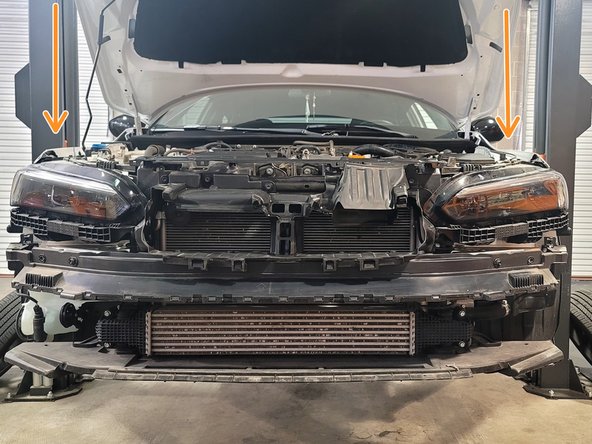 Set aside bumper in safe place