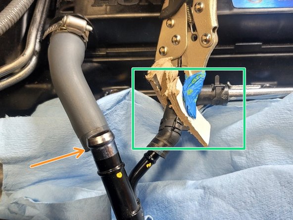 Pop crank breather hose off