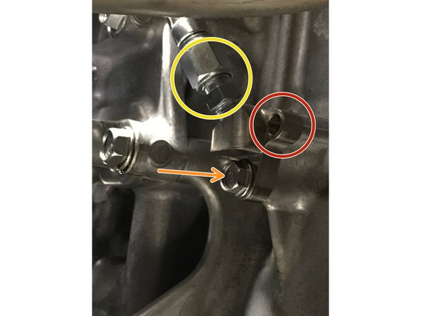 The small protrusion is critical and must align with the hole on the side of the oil feed block fitting