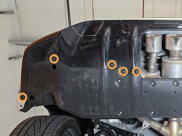 Locate rear diffuser