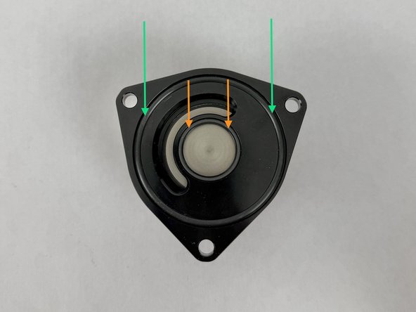 Apply a small amount of supplied lubricant or engine oil to both O-rings prior to installation