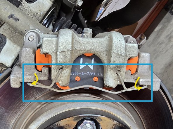 This will need to be held in place until both ends of the clip are pressed into place to ensure the clip does not pop out!