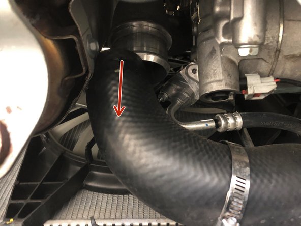 Pull the OEM boost tube free from the turbocharger