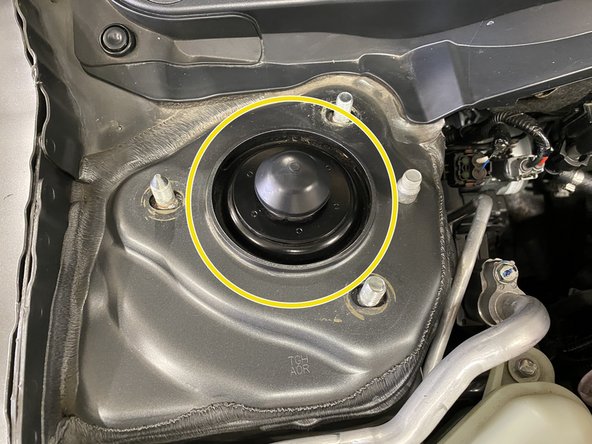 This black metal plate is not reused with the 27WON Strut Bar