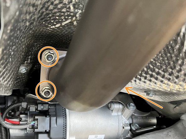 Torque the three (3) OEM nuts to 32 ft-lbs using the 14mm socket and 3/8 torque wrench