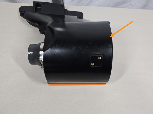 Place your airbox in the orientation shown
