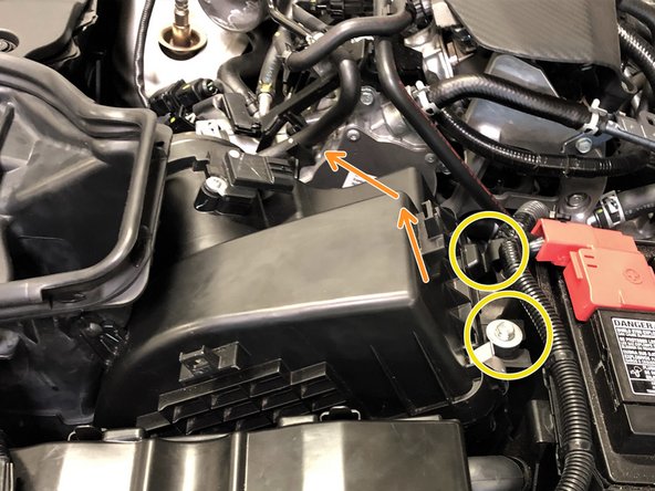 Now move to the driver side of the engine for the next step