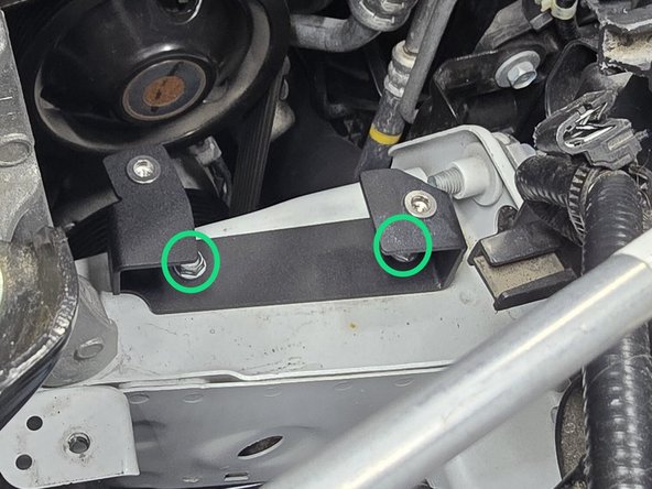 The provided 27WON bracket will mount in the orientation shown