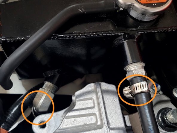 Special thread sealant is used with the NPT style fittings equipped on the 27WON tank. It may seem 'wet' during install. This is normal