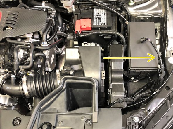 Set the MAF sensor wiring out of the way