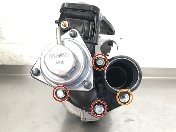 An installed TIP is shown out of the car for clarity