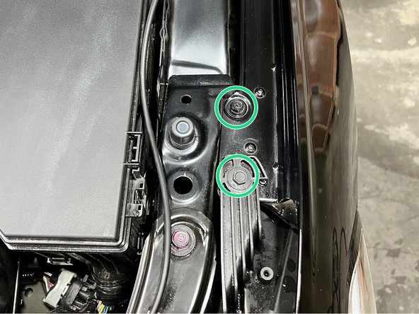 Use 3/8&quot; ratchet and 10mm socket to remove the two (2) 10mm bolts