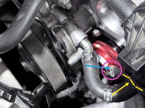 Re-attach vacuum line onto your new 27WON BPV