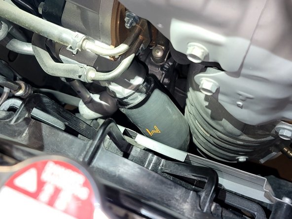 Temporarily put silicone on turbo outlet as shown. This makes it easier to get the other end on the FMIC