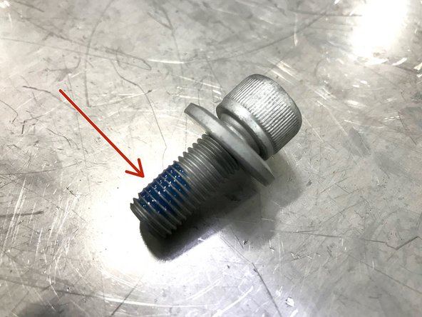 Add some thread locker to the provided caliper bolts