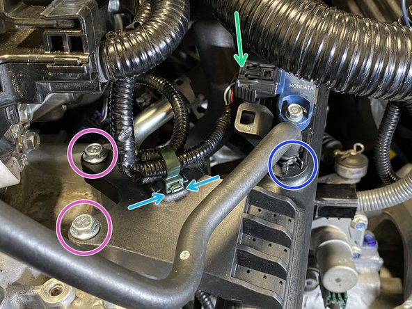 Un-clip the wiring from the MAP sensor