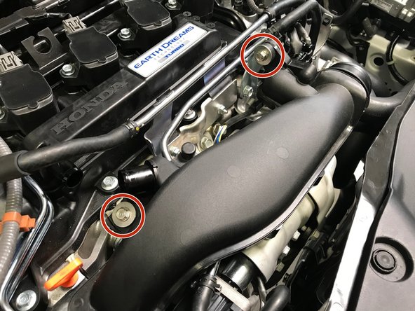 Use a 10mm socket &amp; torque wrench to install the two (2) TIP mounting bolts.  Torque to 8-10 ft-lbs