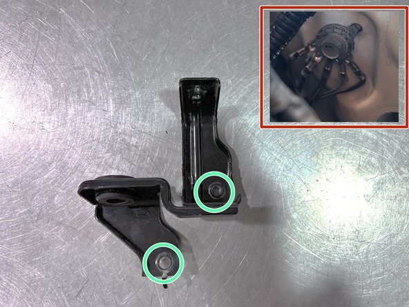 A group of ground wires is attached to the lower bracket on the Type R.  This will need to be secured later