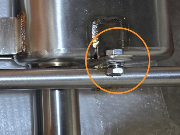 Note the orientation of the hanger bar tabs and the hangers themselves, this is extremely important