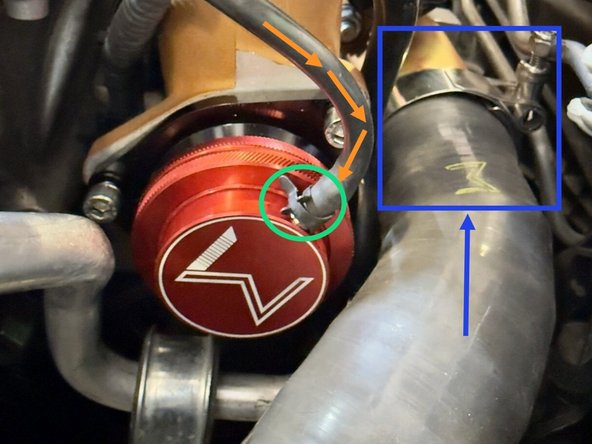 Re-attach vacuum line onto your new 27WON BPV