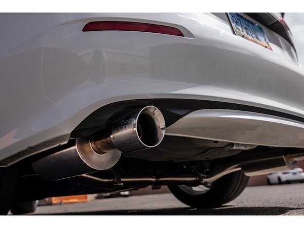 Start the vehicle to check for leaks or rattles. If none, then take a spin around the block for further verification. If you do find a leak or rattle, please inspect the exhaust further