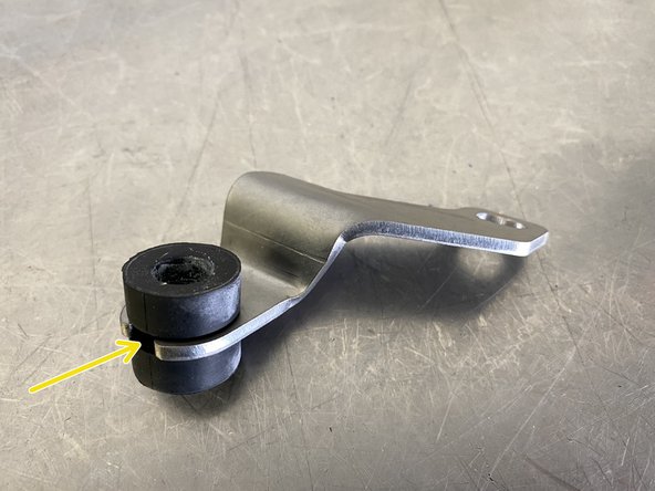 Locate the 12mm OEM bolt that was holding the original mounting bracket