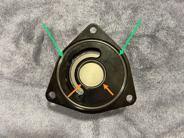 Apply a small amount of supplied lubricant or engine oil to both O-rings prior to installation