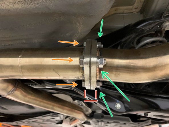 Perfect alignment of the flanges is critical. Even 1mm of misalignment can cause a big fitment issue at the rear of the car
