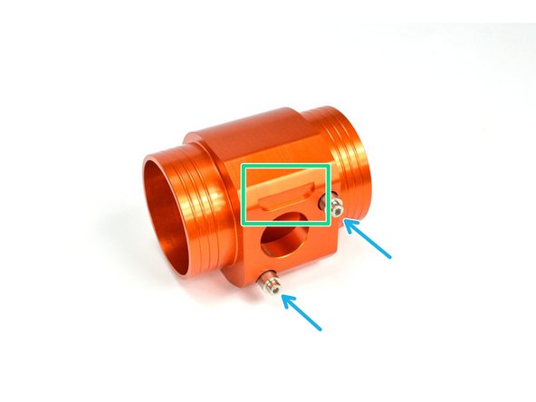The MAF housing comes assembled with the necessary MAF sensor installation hardware