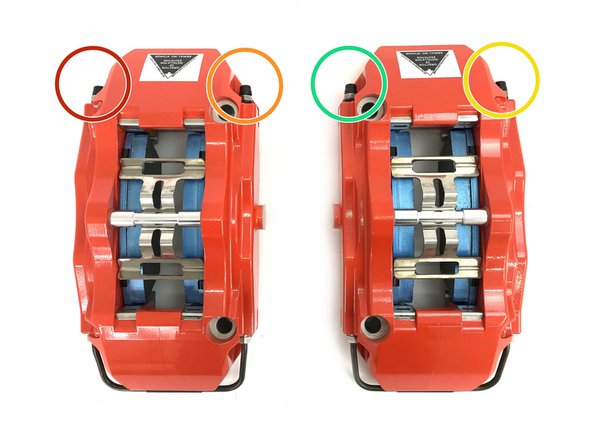 Clean all brakeline connections at chassis and caliper with brake clean spray and clean rag