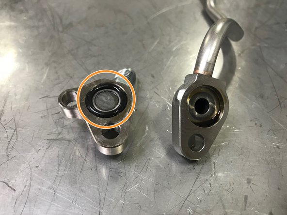 Be careful to not damage the O-ring during removal and installation