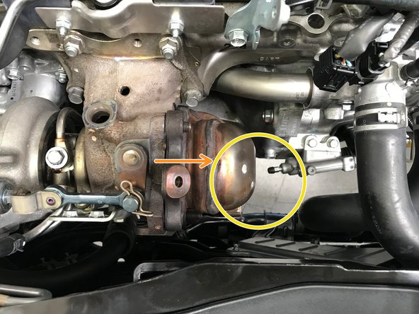 Use a 17mm socket &amp; ratchet to remove the two (2) nuts and two (2) bolts