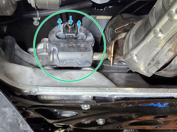 If you have the OE Down Pipe installed, use a 14mm socket to remove the (3) nuts holding the front pipe to the down pipe