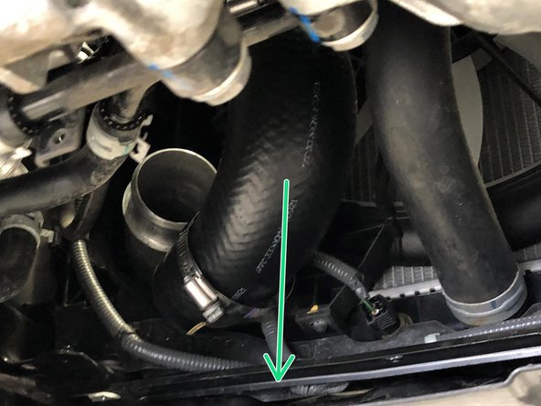 Slide the clamp up the tube and out of the way