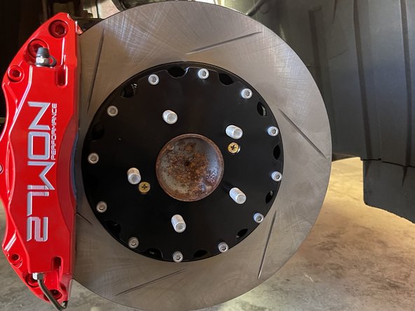 This completes the installation of the physical BBK.  It's now necessary to bleed the brakes and bed the brake pads. The following steps provide instruction for brake bleeding and brake pad bedding