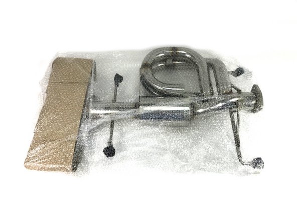 The following instructions are shown with no bubble wrap or cardboard for clarity of the installation process.