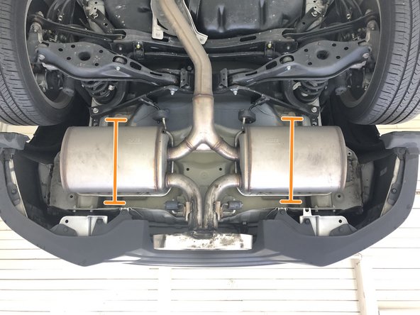 Support Mid-Section forward of the resonator as shown