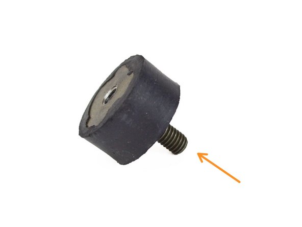 Locate the provided rubber dampener for step 16