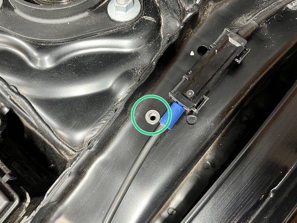 Riv Nut successfully installed. It is confirmed installed correctly when the riv nut is snug in place and will not pull back out from the hole