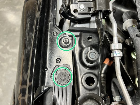 Use 3/8&quot; ratchet and 10mm socket to remove the two 10mm bolts