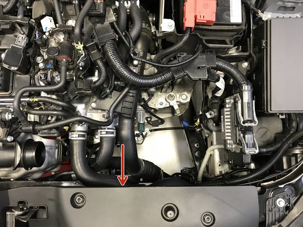 Locate threaded hole in the core support for manual transmissions